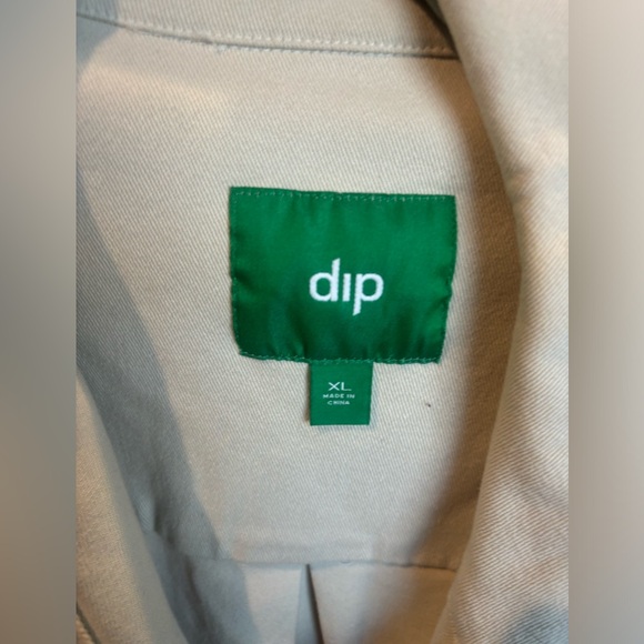 Cream/Gray Denim Jacket - Picture 2 of 2